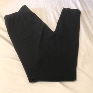 J Jill Ankle Leggings in Black XS Pima cotton